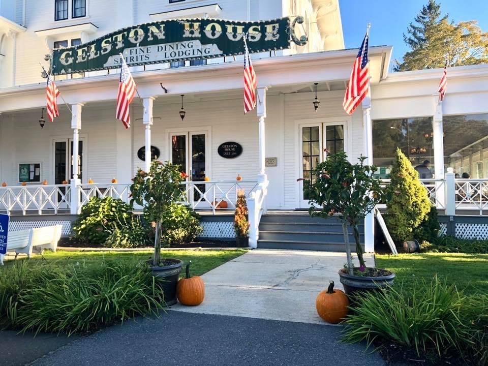 front entrance to gelston house